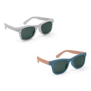 NWT (2) Go by Gold Bug Goldbug Baby Sunglasses UV Protection Gray Blue